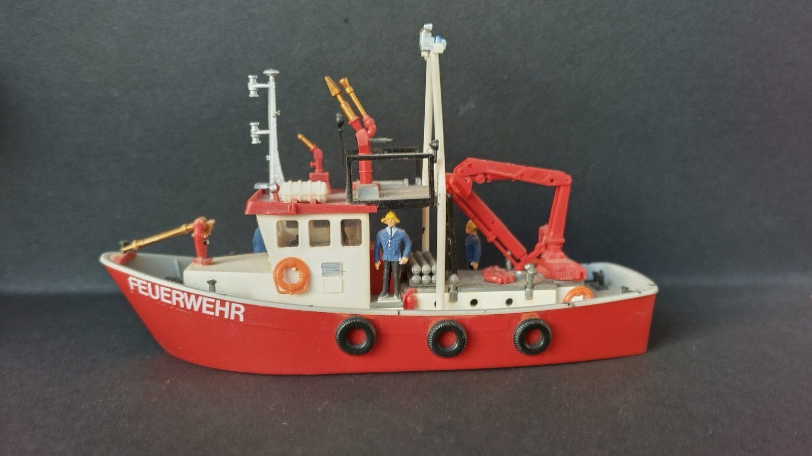 Boot brandweer Blus Feuerwehr 1:87 Preiser Pol, Overige merken, Gebruikt, ., Overige typen