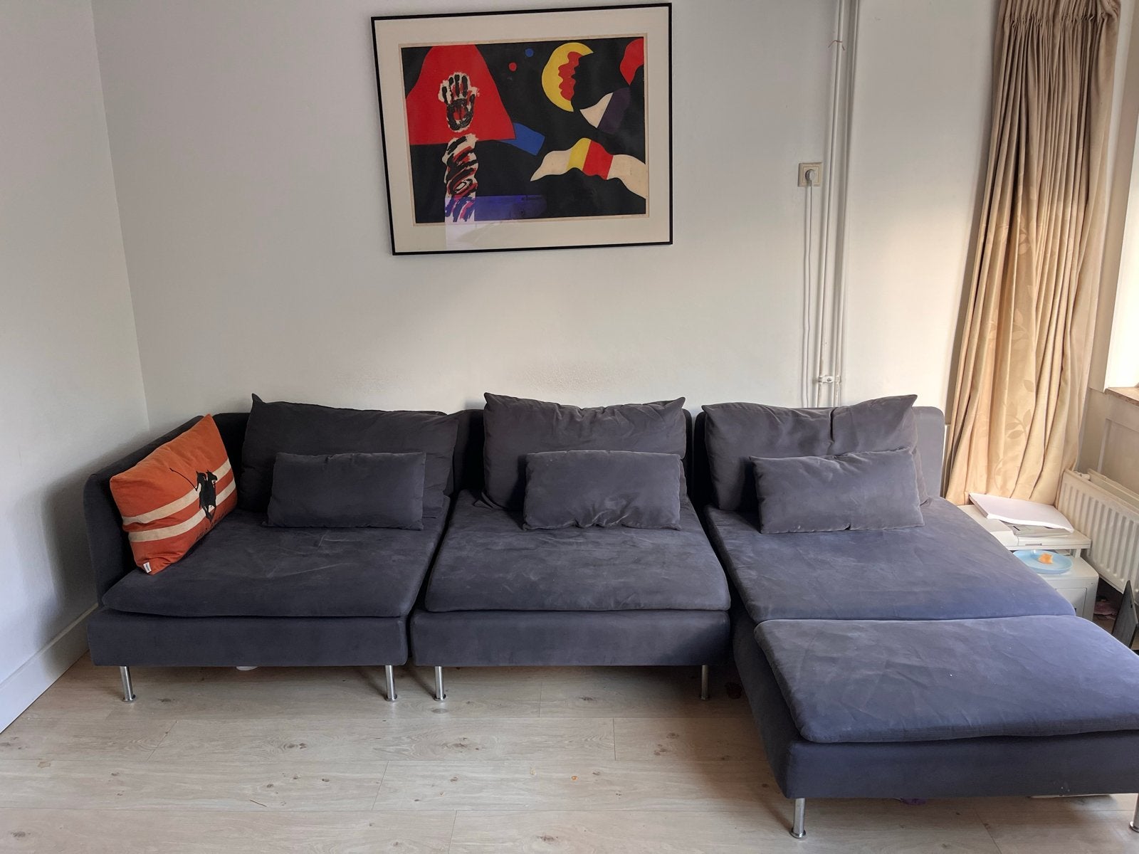 Comfortabele modulaire bank - IKEA SODERHAMN, Huis en Inrichting, Ophalen, 250 tot 300 cm, Gebruikt, 100 tot 125 cm