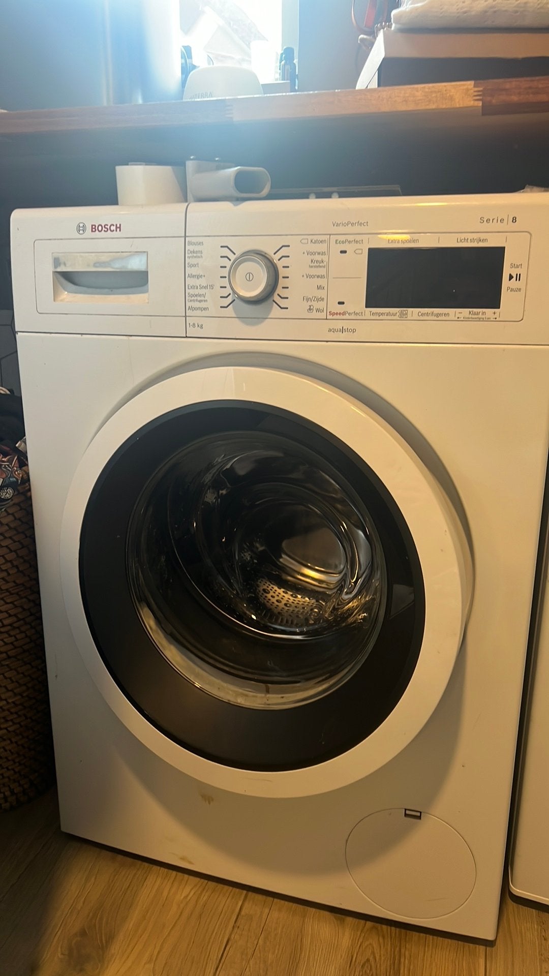 Bosch wasmachine - ophalen, Witgoed en Apparatuur, Ophalen, Gebruikt, Voorlader, Wolwasprogramma