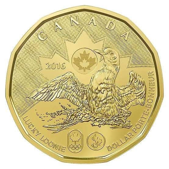 Canada - 1 Dollar 2016 - Olympic Lucky Loonie - Uncirculated, Postzegels en Munten, Verzenden, Noord-Amerika, Losse munt