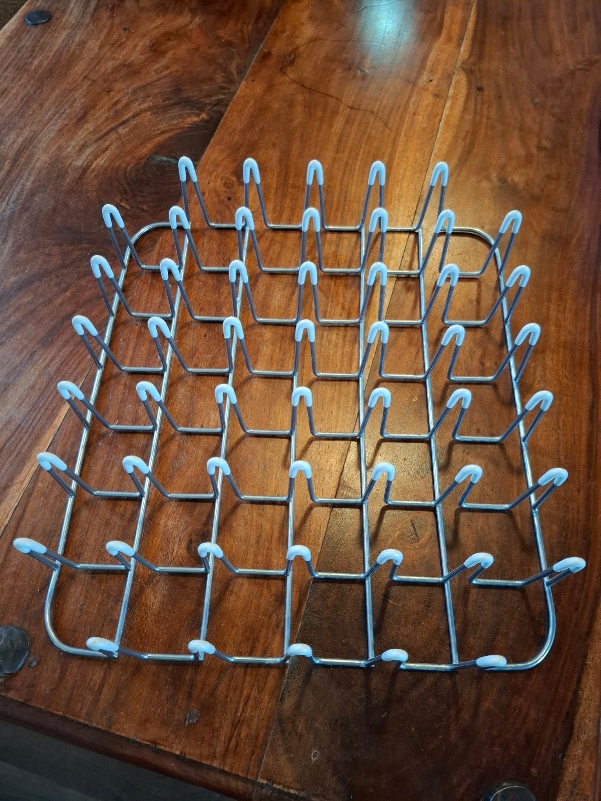 Borden/potjes rek - Handig en ruimtebesparend, Gebruikt, Bordenrek, Zilver, Ophalen of Verzenden
