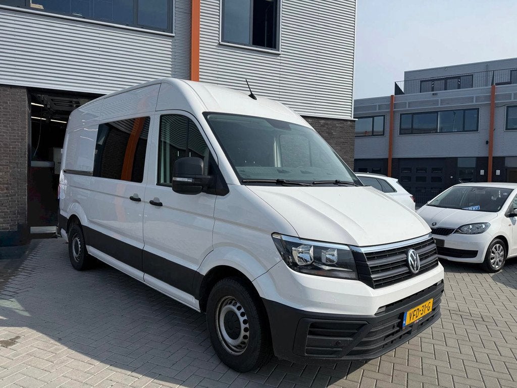 Volkswagen Crafter 35 2.0 TDI L3H3 7 pers. Navi. Cruise, Stof, Gebruikt, 4 cilinders, Volkswagen