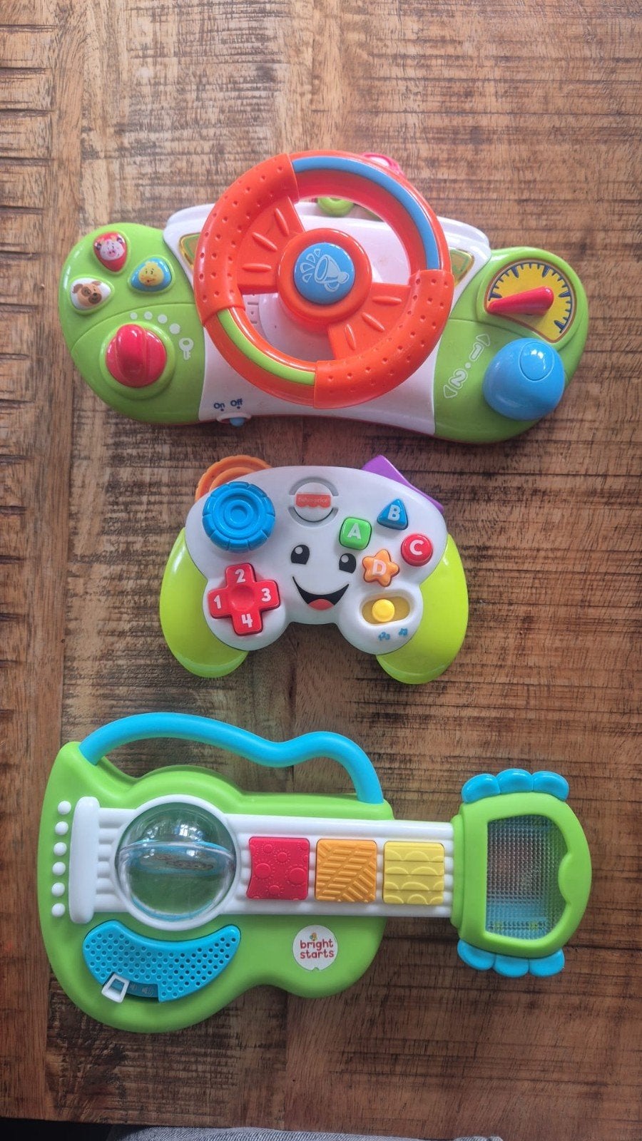 Baby speelgoed: stuur, controller en gitaar, Ophalen of Verzenden, Gebruikt, Overige typen, Met licht