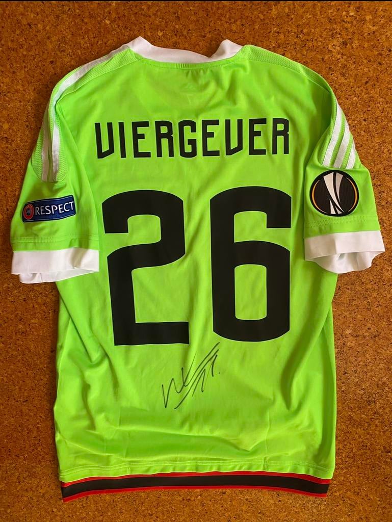 Ajax matchworn shirt Viergever, Ophalen of Verzenden, Nieuw, Ajax, Shirt