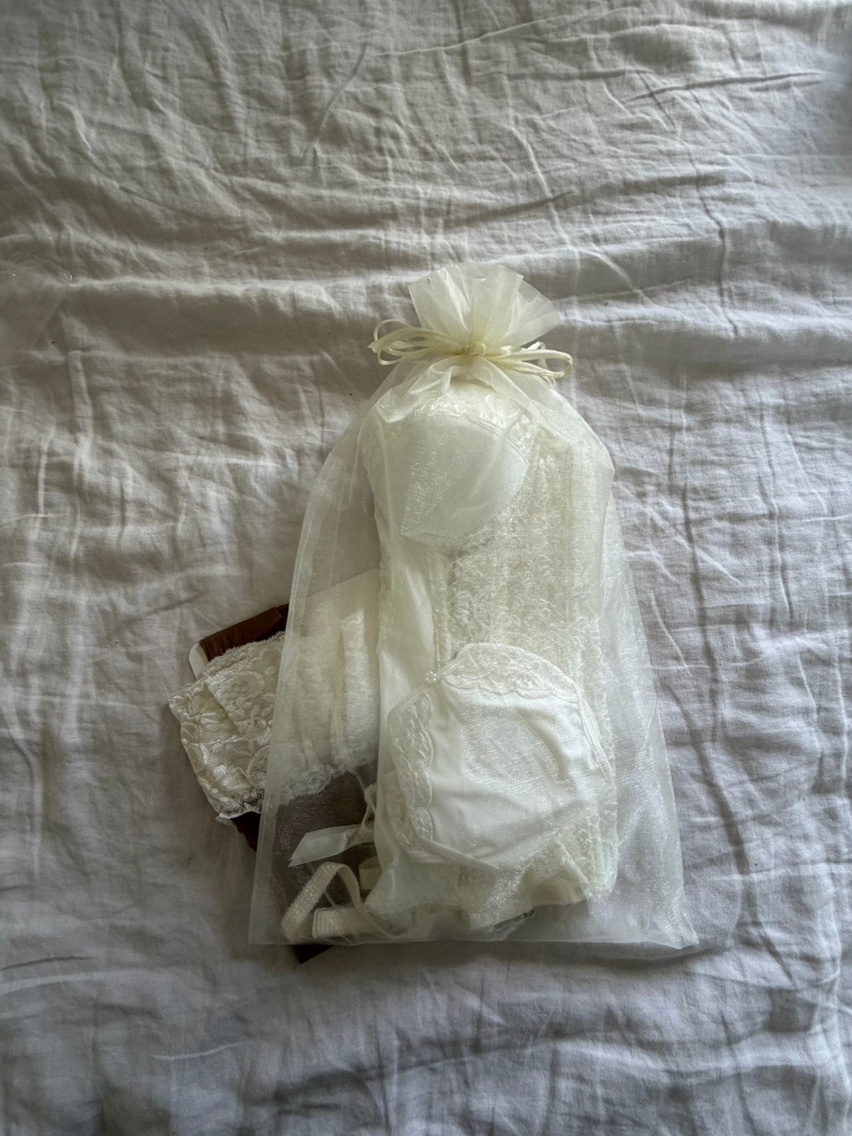 Di Lorenzo lingerie set, ivory, Kleding | Dames, Ophalen of Verzenden, Wit