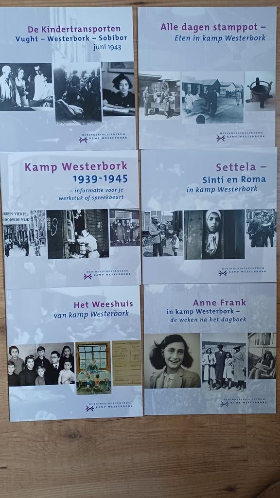 Westerbork informatieboekjes, Boeken, Ophalen of Verzenden, Tweede Wereldoorlog