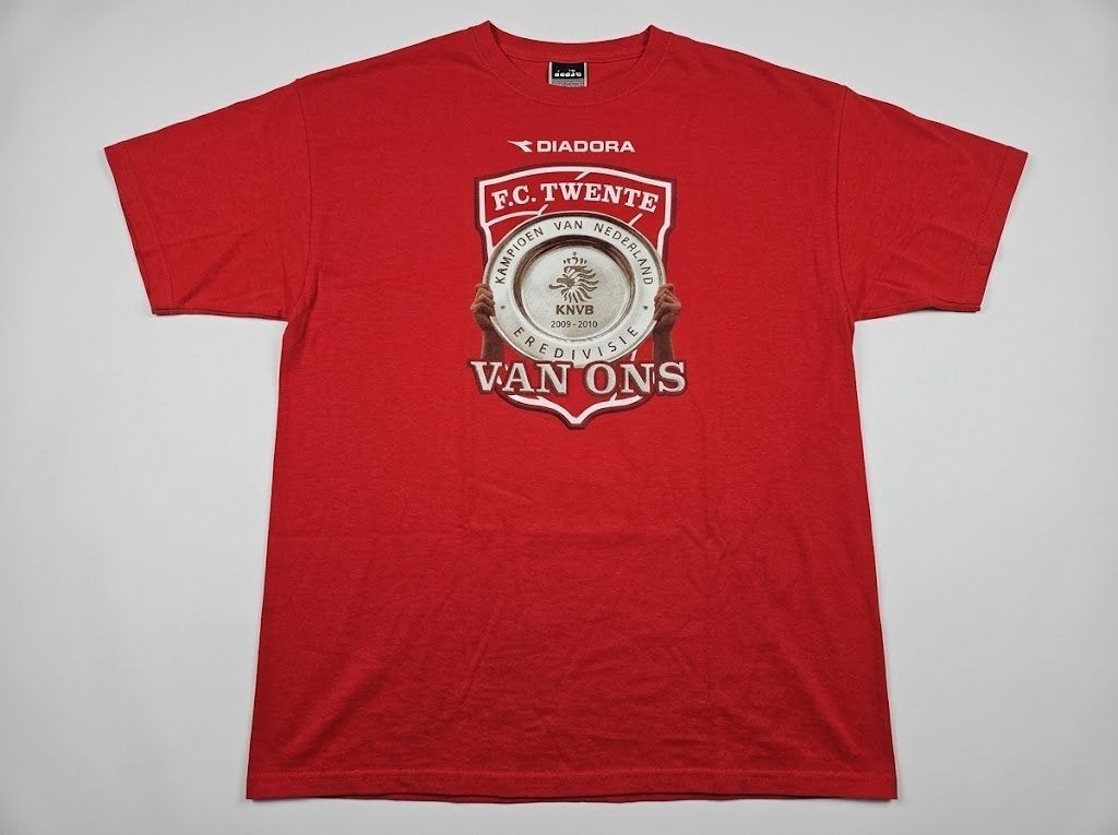 FC Twente Kampioensshirt 2009-2010 (Diadora), maat XXL, Ophalen of Verzenden, Zo goed als nieuw, F.C. Twente, Shirt