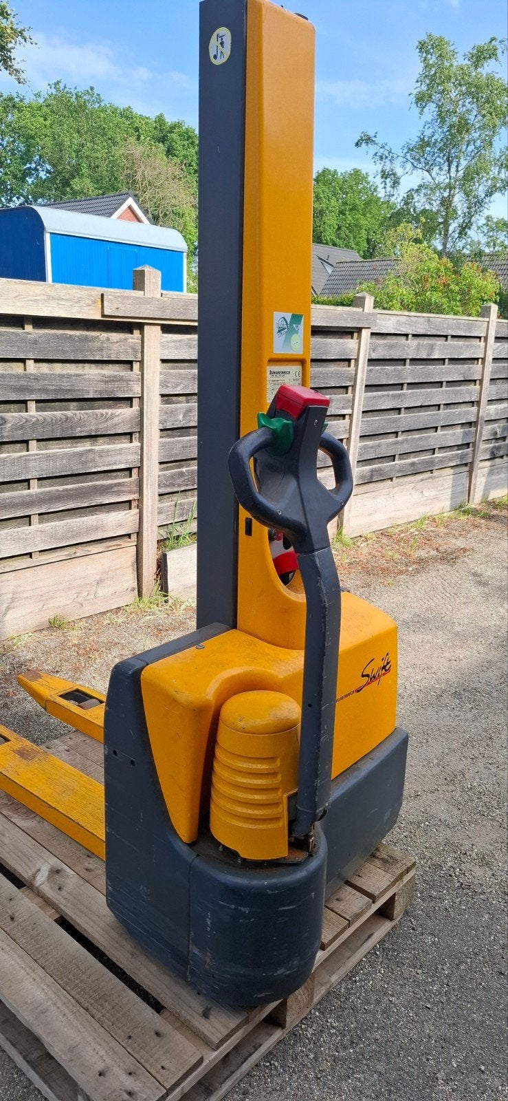 Elektrische palletwagen jungheinrich swift, 100 liter of meer, Ophalen of Verzenden, Gebruikt, Transportkar