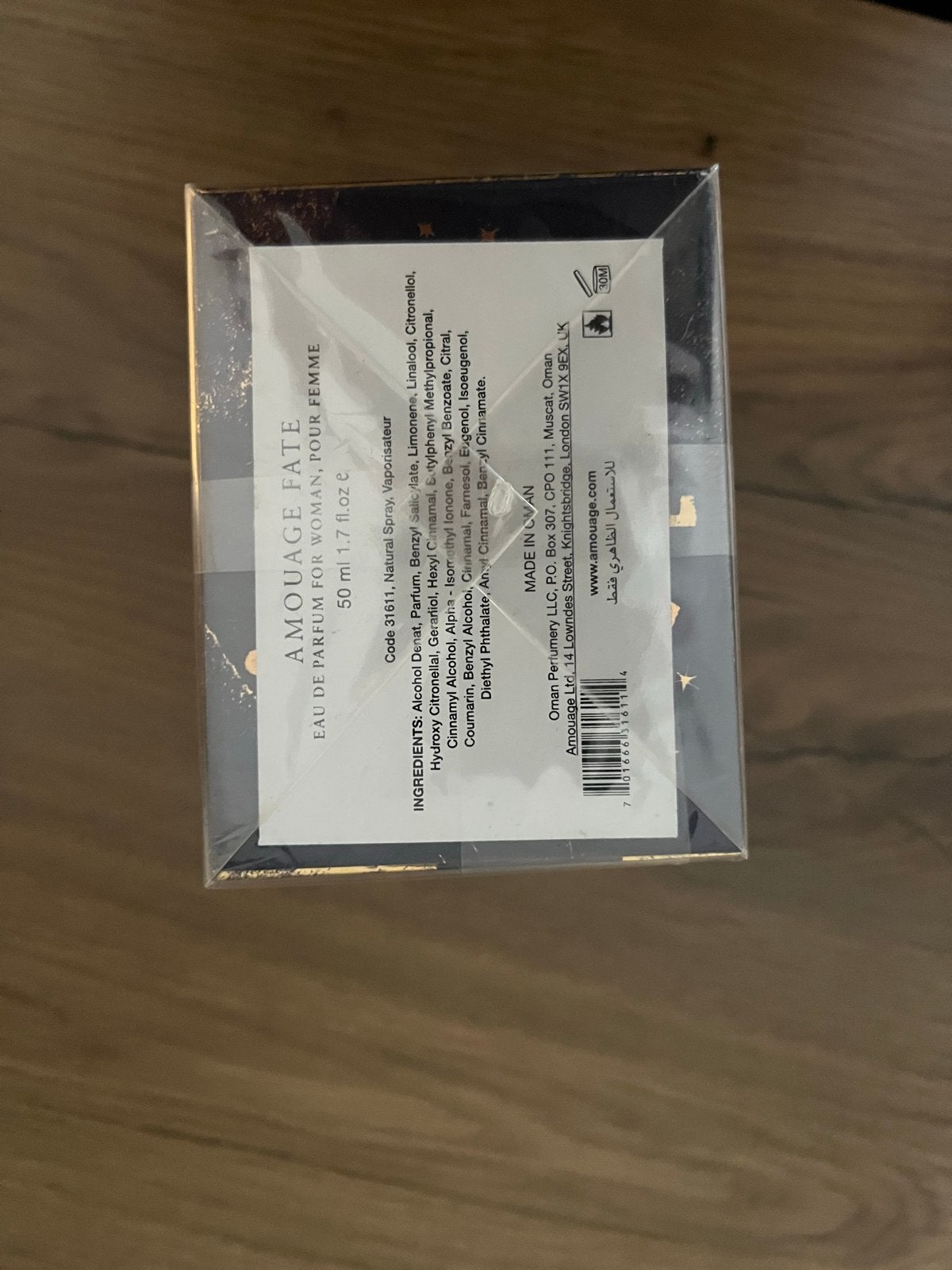 Amouage Fate 50ml Eau de Parfum - Exclusief & Zeldzaam, Ophalen of Verzenden, Nieuw