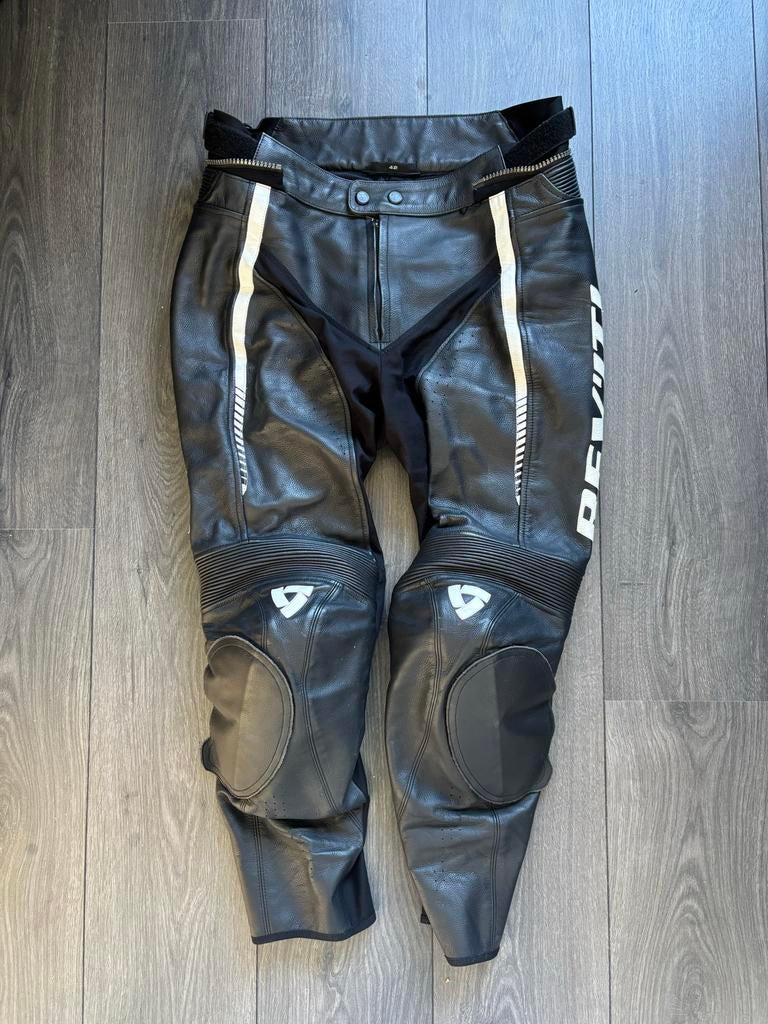 REV'IT! Leren dames motorbroek maat 42, Ophalen of Verzenden, Tweedehands, Dames, Broek | leer