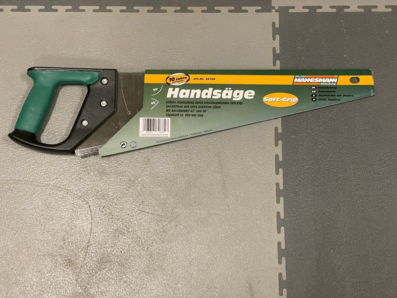 Nieuw Brüder Mannesmann handzaag met zaaglengte van 400 mm., Doe-het-zelf en Verbouw, Ophalen of Verzenden