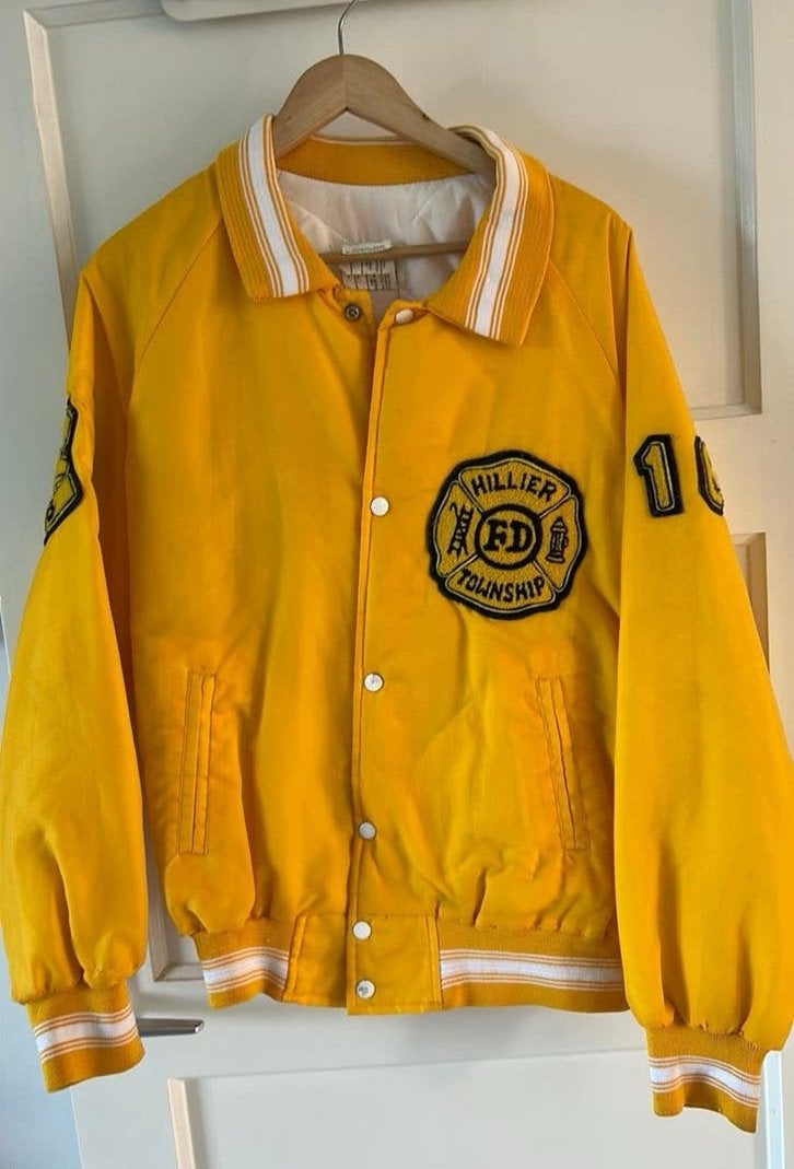Baseball jas vintage M, Ophalen, Nieuw, Geel