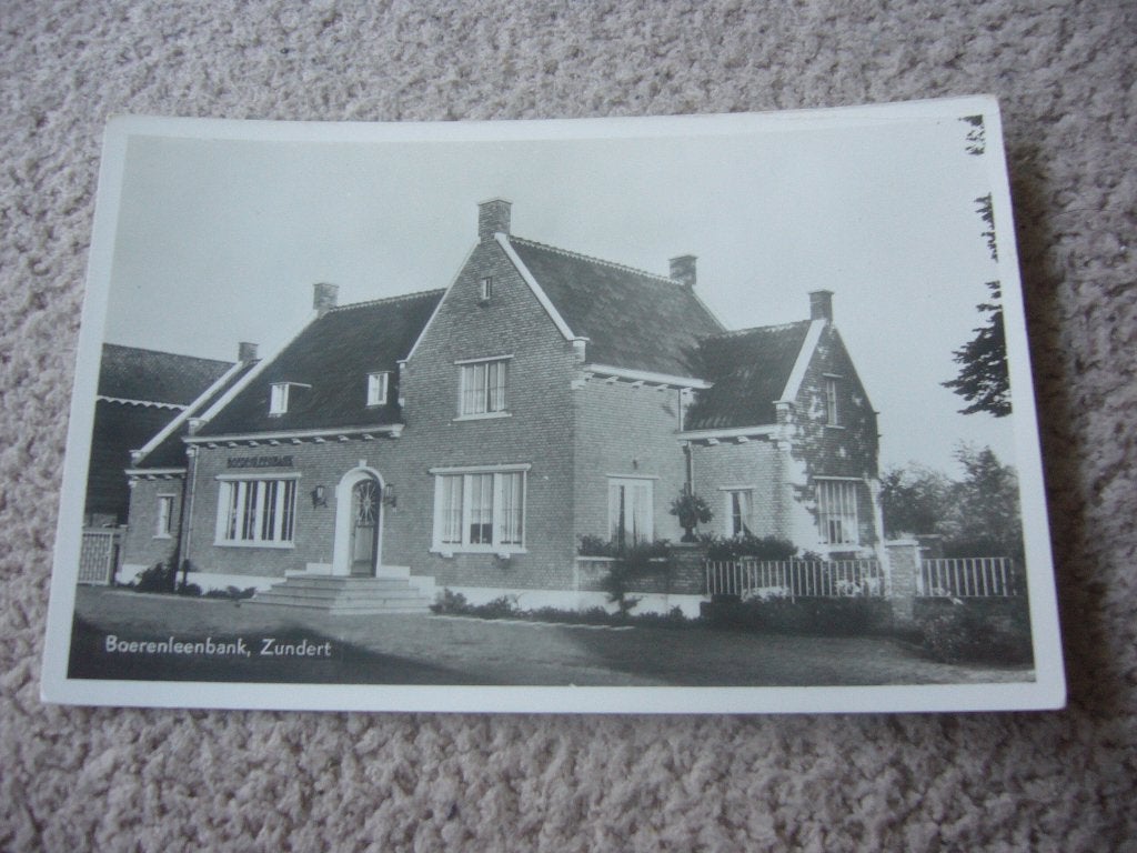 ZUNDERT  =  BOERENLEENBANK, Verzamelen, Ophalen of Verzenden, 1940 tot 1960, Ongelopen