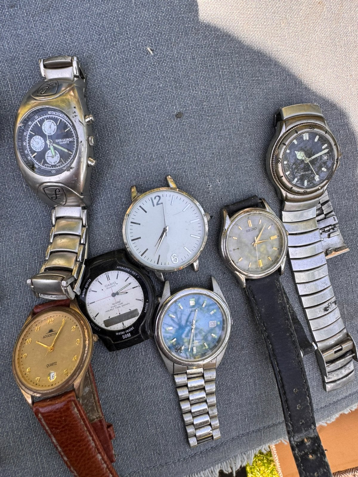 Partij horloges, Sieraden, Tassen en Uiterlijk, Horloges | Antiek, Ophalen, Overige materialen, Polshorloge, Overige merken