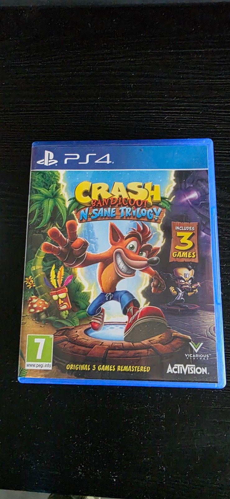 Crash Bandicoot N. Sane Trilogy PS4 - 3 Remastered Games, Ophalen, Gebruikt, 1 speler, Platform