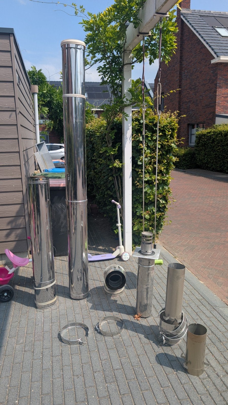 RVS Afvoerbuizen en Ventilatieonderdelen, Ophalen of Verzenden, Gebruikt, Afzuiger