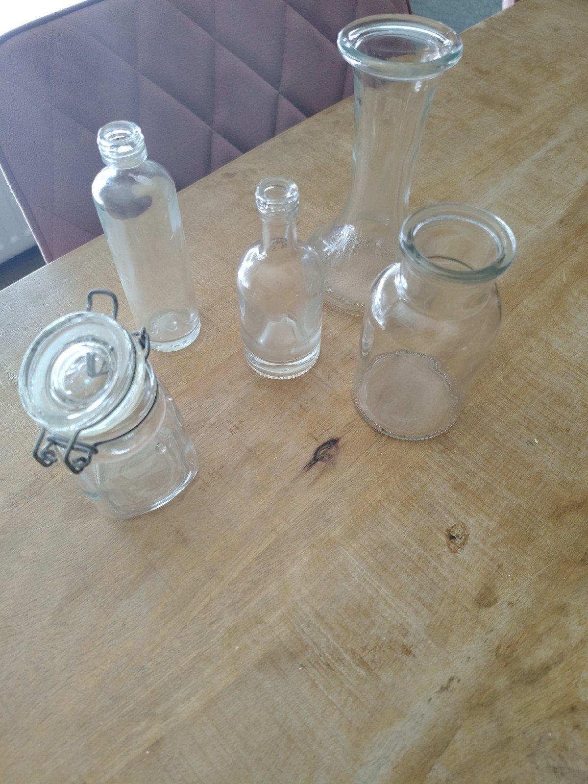 Gratis kleine vaasjes., Ophalen