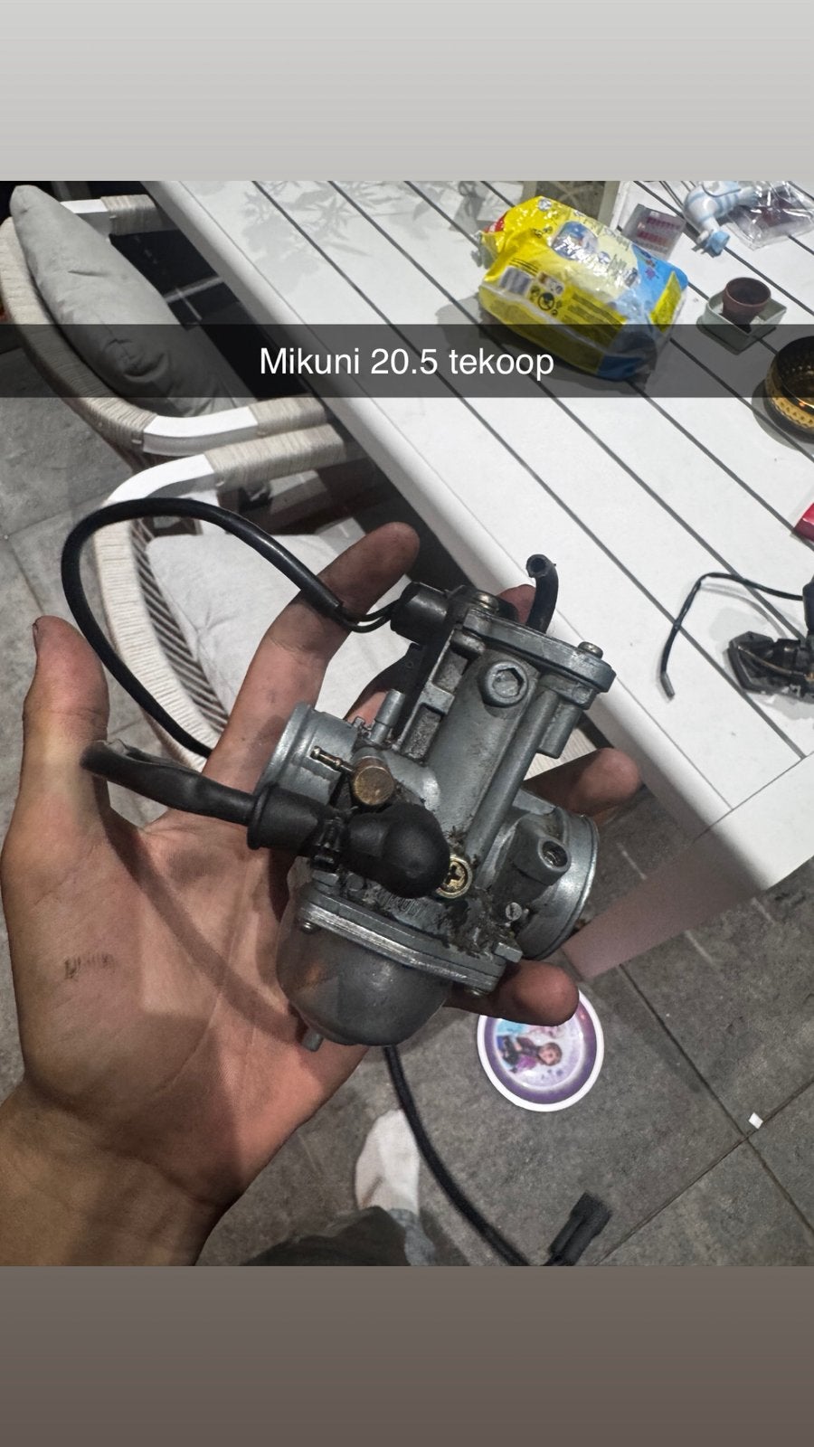 20.5mm carburateur 2t, Ophalen, Zo goed als nieuw, Carburateur