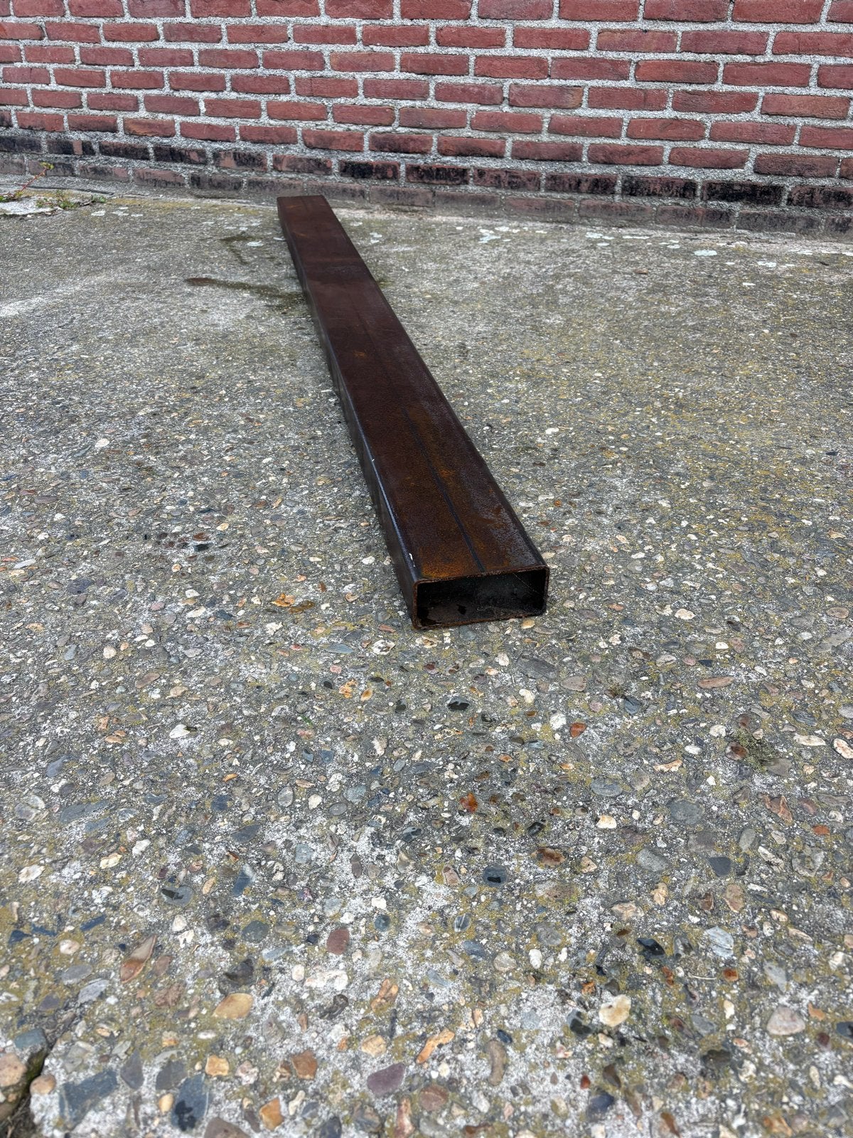 Metalen kokerprofiel 2075x140x60 mm, Ophalen of Verzenden
