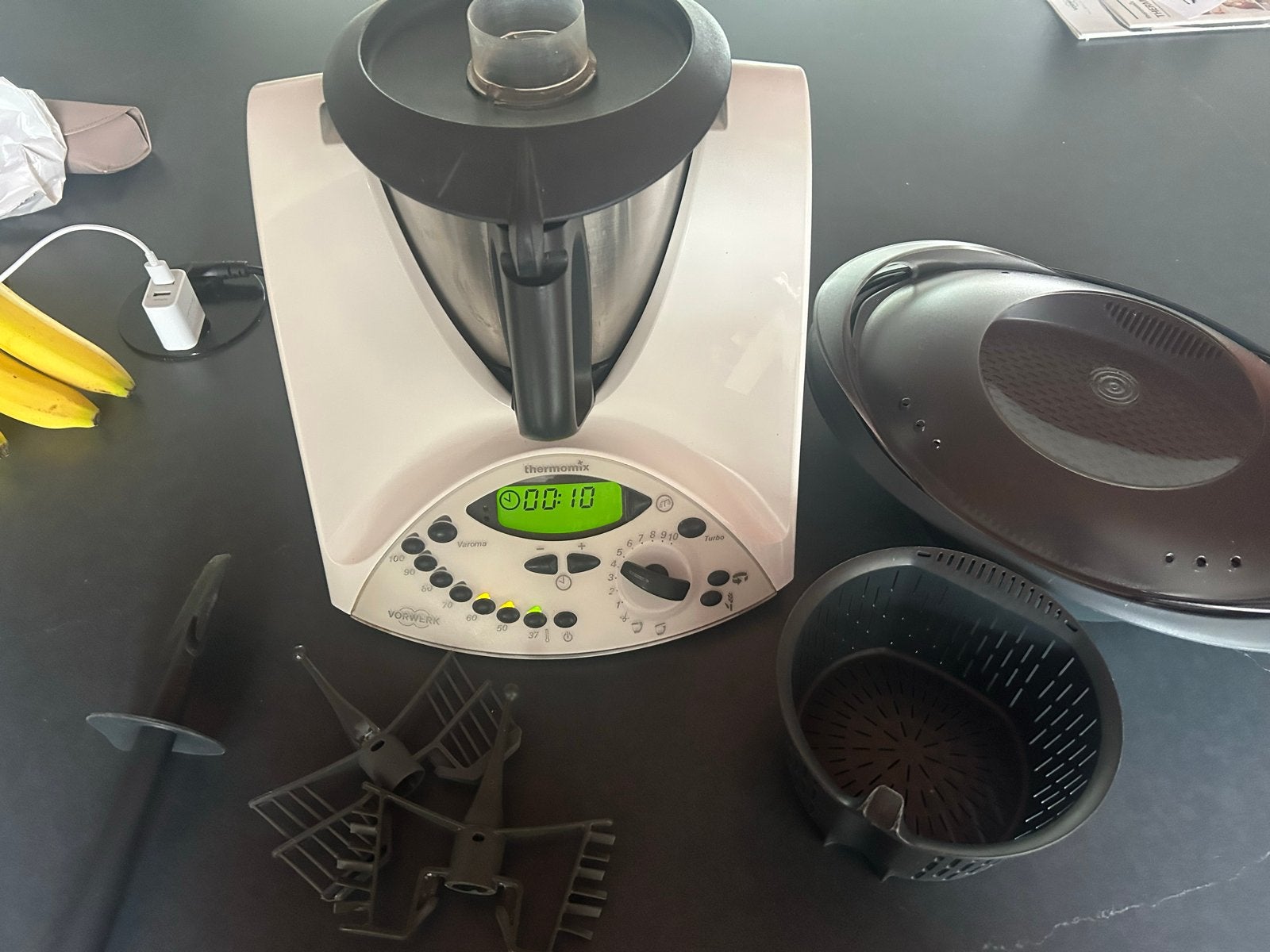 Thermomix TM31 - Keukenmachine met accessoires, Gebruikt, 3 snelheden of meer, Ophalen of Verzenden, 2 tot 3 liter