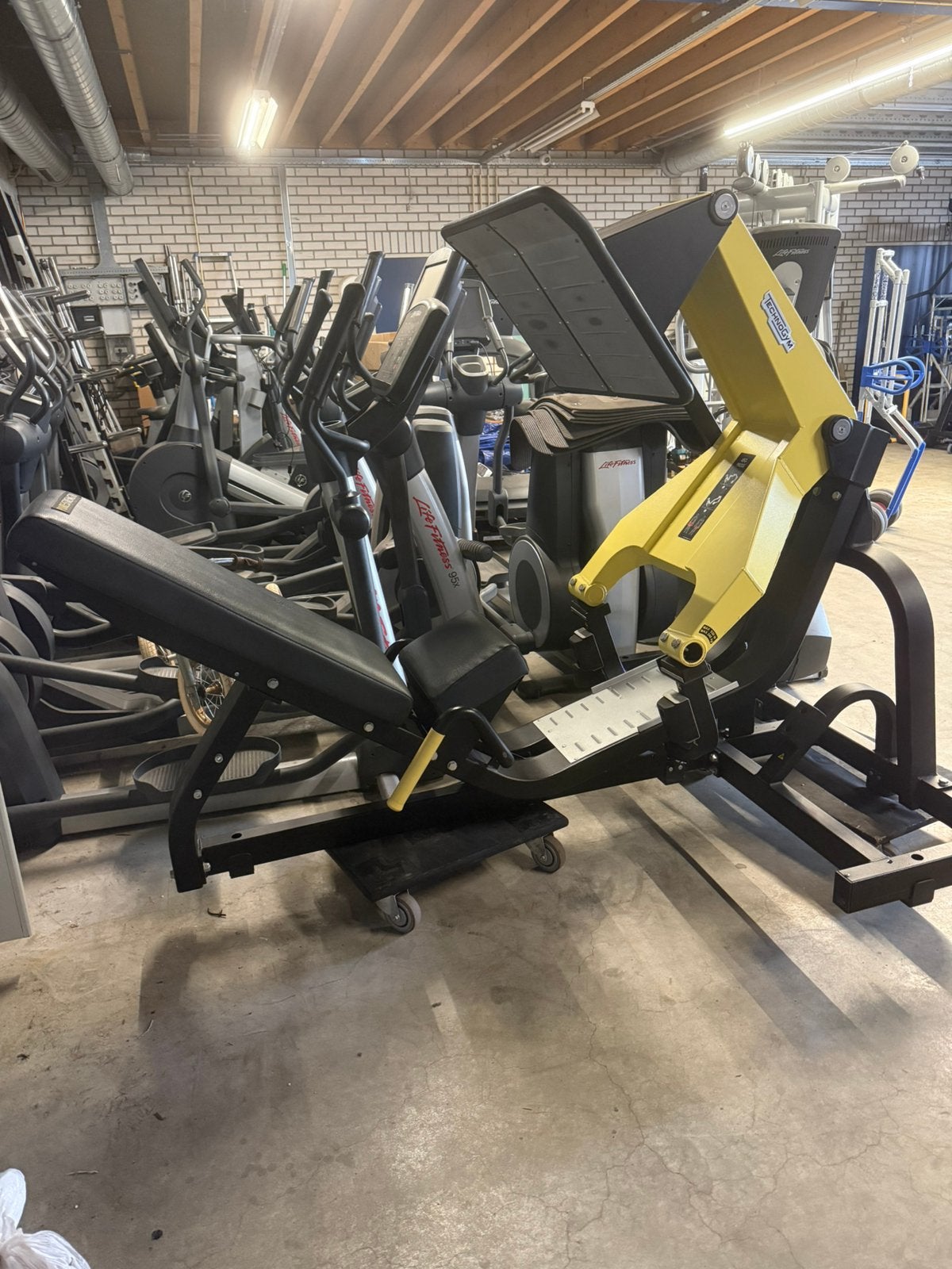 Technogym pure strength leg press, Ophalen, Zo goed als nieuw, Overige typen