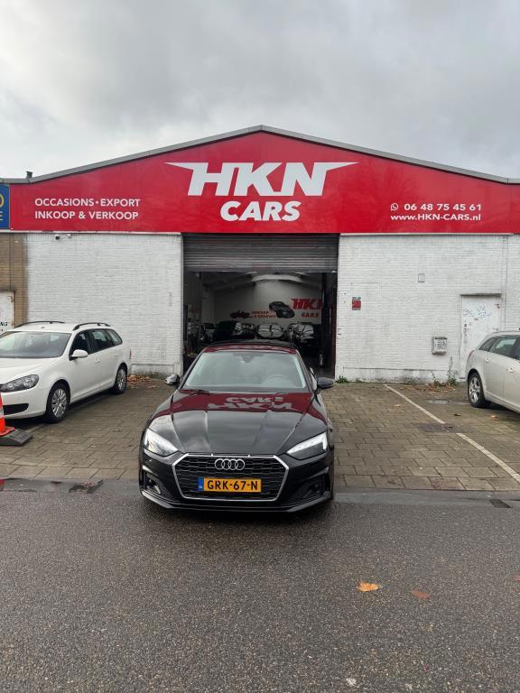 Audi A5 SPORTBACK 35 TFSI S edition GERESEVEERD!, Metallic lak, Gebruikt, 4 cilinders, Zwart
