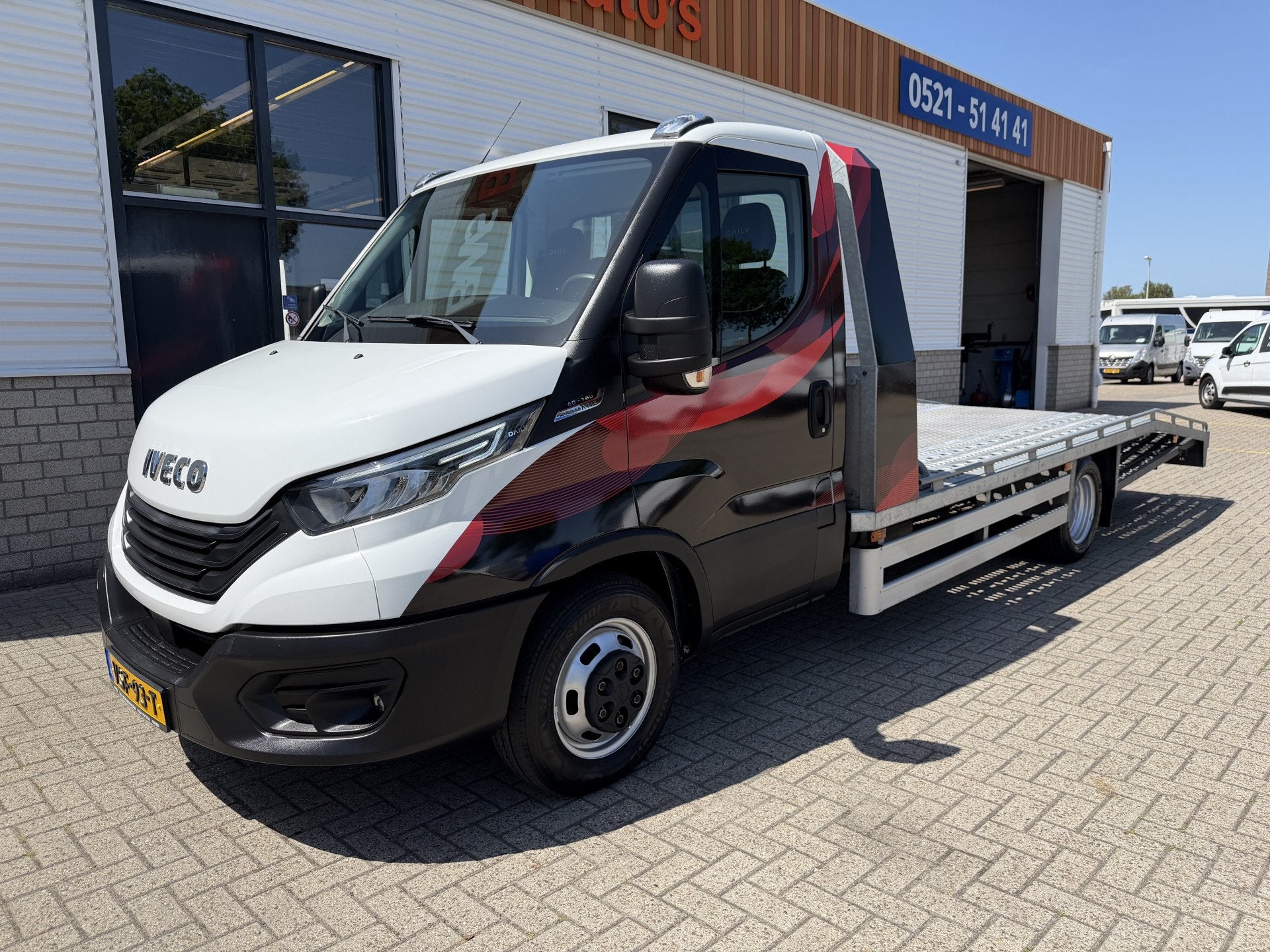 Iveco 40C18 3.0L Himatic automaat / oprijwagen / autoambulan, Auto's, Bestelauto's, Automaat, Gebruikt, Euro 6, 4 cilinders