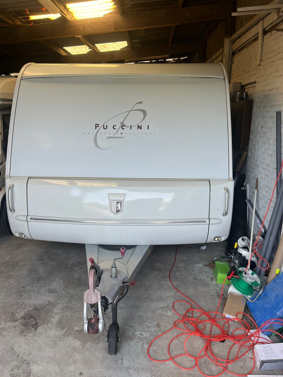 Caravan tabbert puccini 585 2010, Caravans en Kamperen, Rondzit, Tabbert, Tot en met 4, 2 aparte bedden