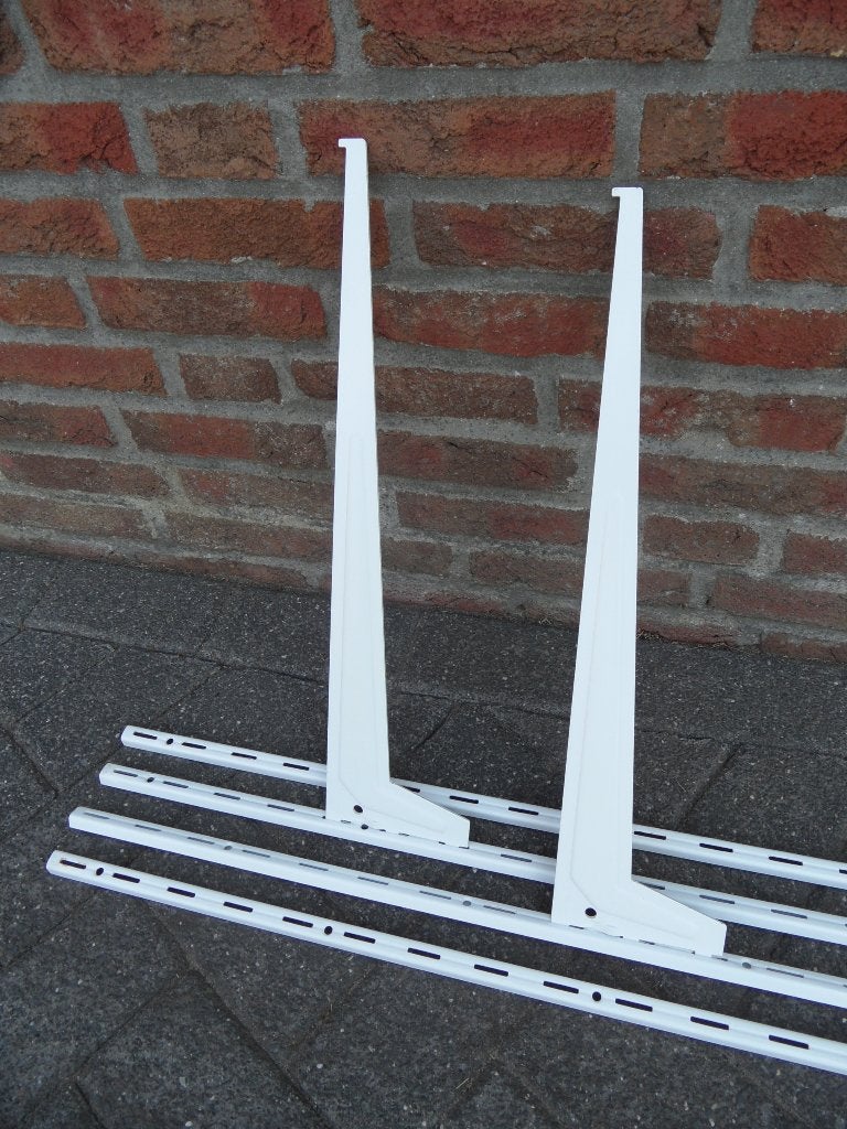 4x wandrails en 6x plankdragers, Ophalen, Zo goed als nieuw