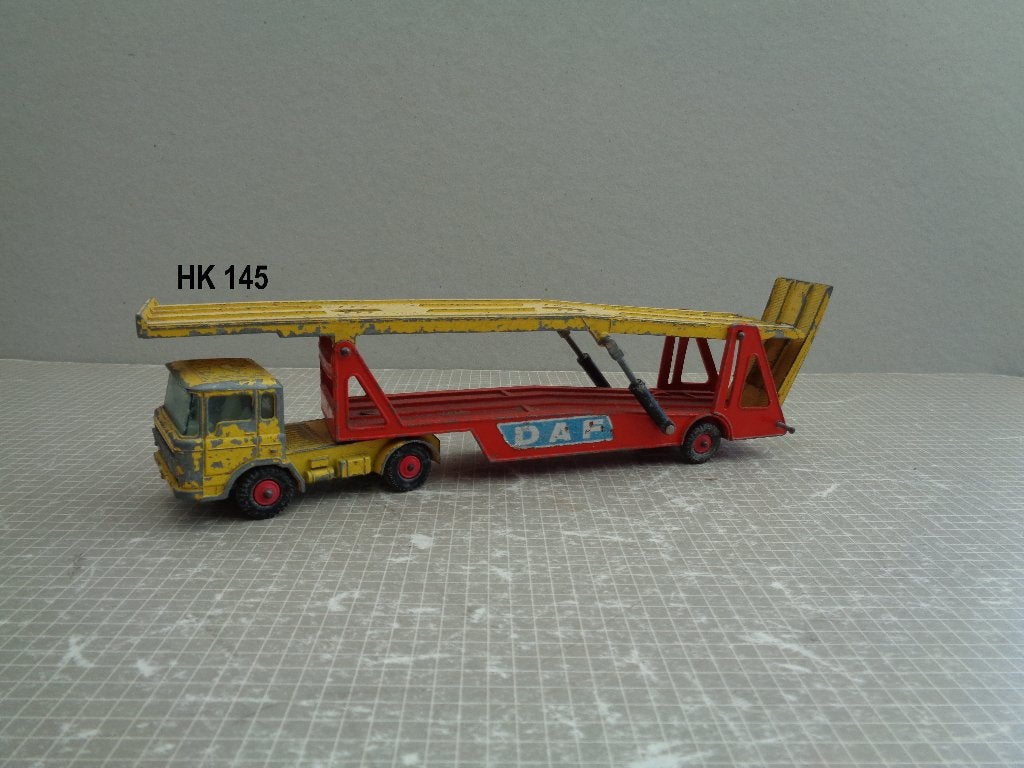 matchbox daf 2600 auto transporter, Ophalen of Verzenden, Gebruikt, Auto