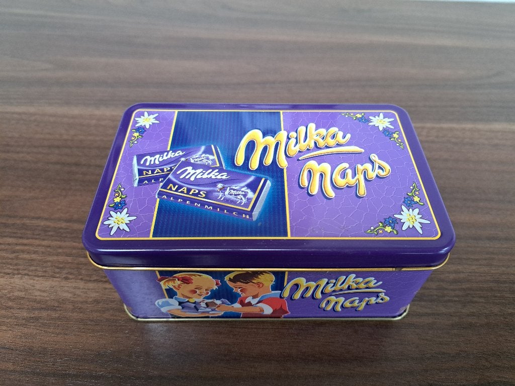 mooie gave MILKA naps blik, Verzamelen, Ophalen of Verzenden, Zo goed als nieuw, Overige, Overige merken