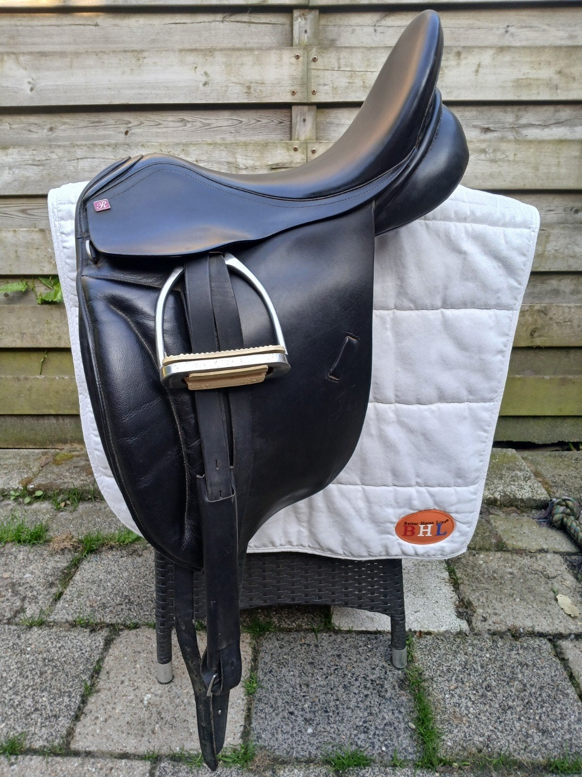 Rossner dressuurzadel, 18 inch., Ophalen, Gebruikt, Dressuur