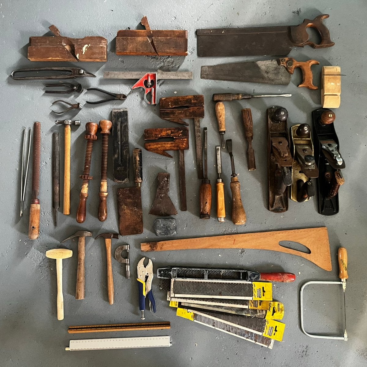 oud antiek gereedschap vnl houtbewerking Stanley blok schaaf, Ophalen