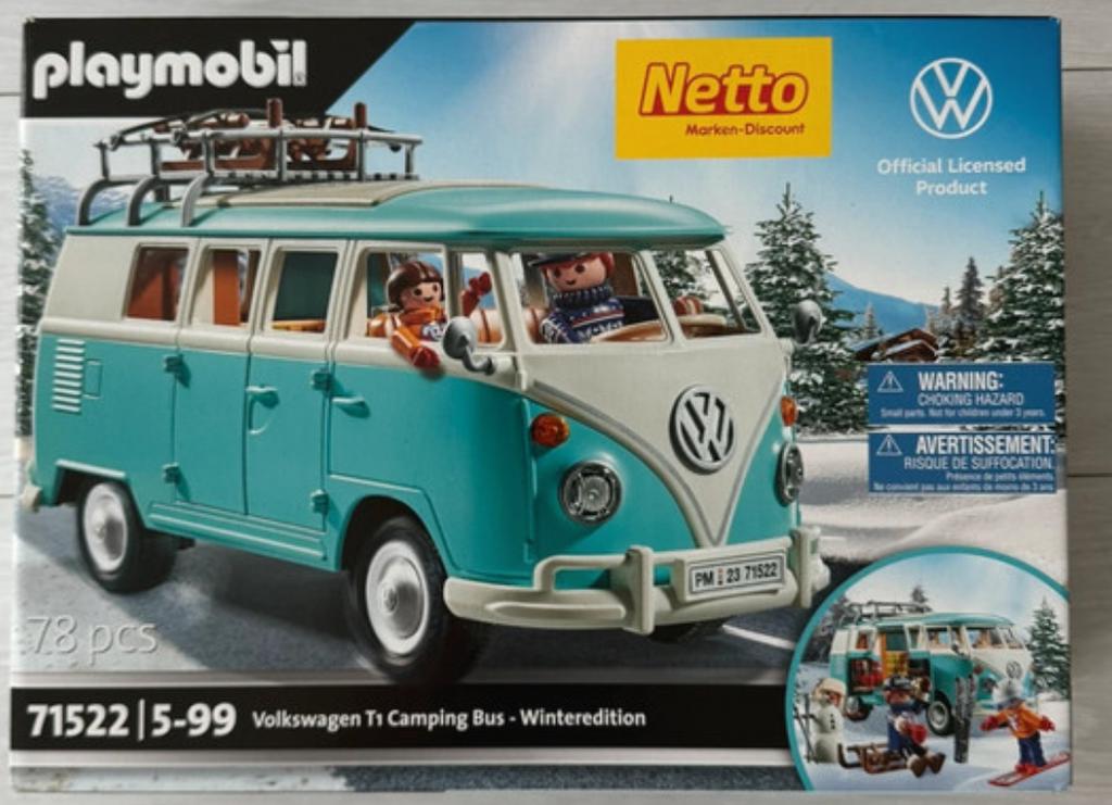VW T1 playmobil netto 71522, Ophalen of Verzenden
