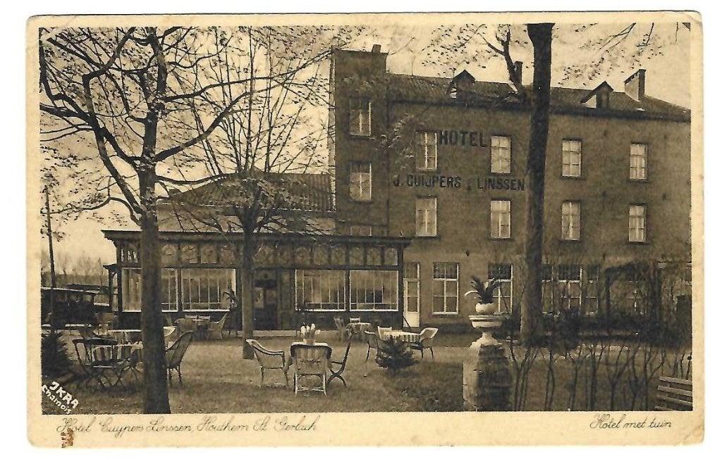 Houthem St. Gerlach - Hotel Cuijpers-Linssen - tuin, Verzenden, 1920 tot 1940, Ongelopen, Limburg
