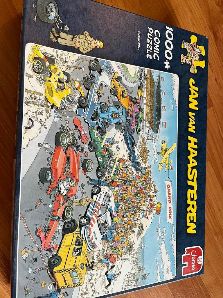 Jan van Haasteren Grand Prix Puzzel 1000 stukjes, Ophalen, 500 t/m 1500 stukjes, Zo goed als nieuw, Legpuzzel