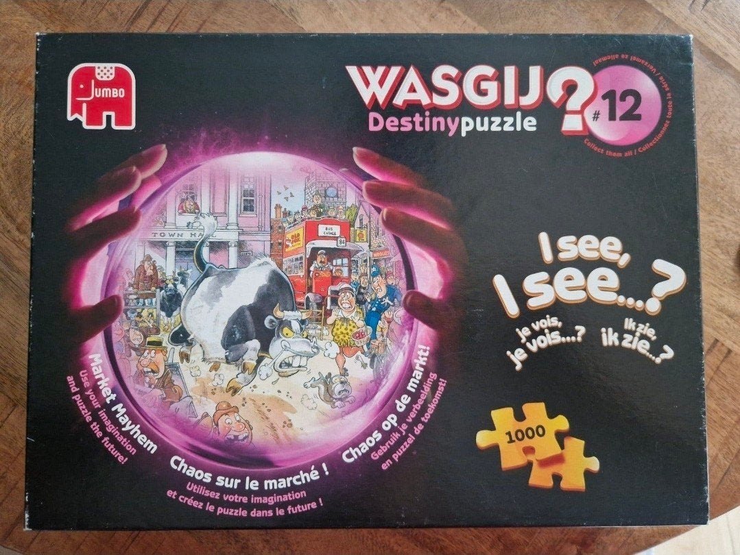 wasgij #12, Ophalen of Verzenden, 500 t/m 1500 stukjes, Gebruikt