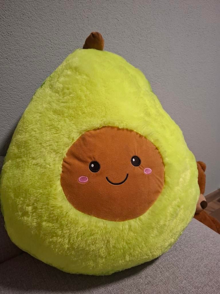 GROTE Avocado knuffel 48cm, Ophalen of Verzenden