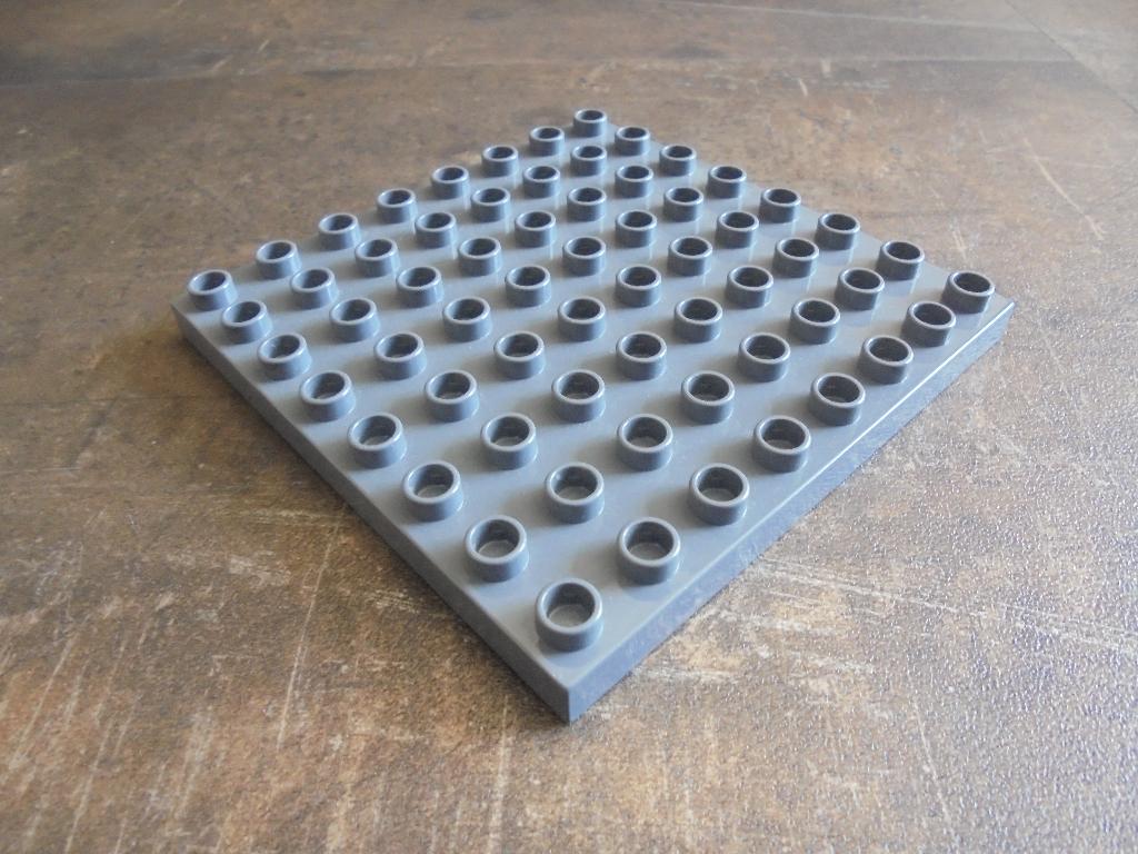Lego Duplo Baseplate 8x8 (zie foto's), Ophalen of Verzenden, Gebruikt, Losse stenen, Duplo