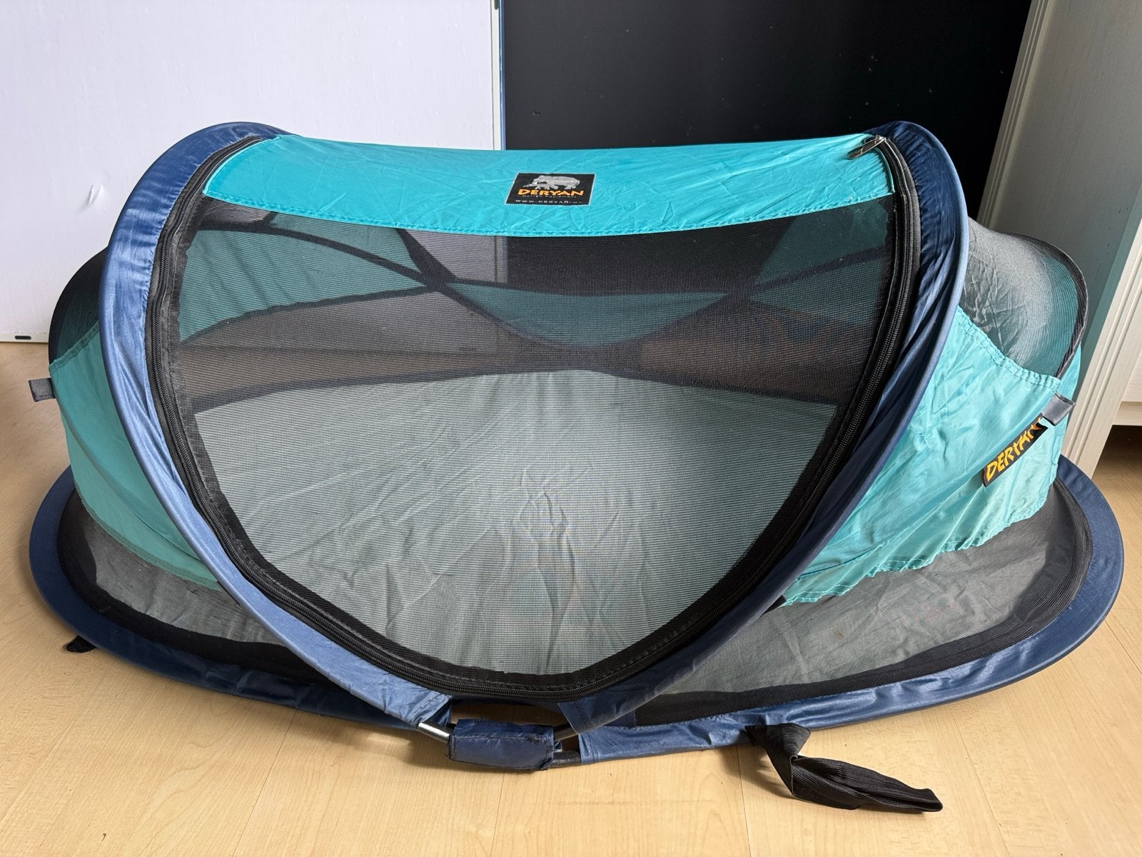 Deryan Peuter Luxe Reisbedje - Lichtgewicht & Compact, Ophalen, Zo goed als nieuw, Reisbedje