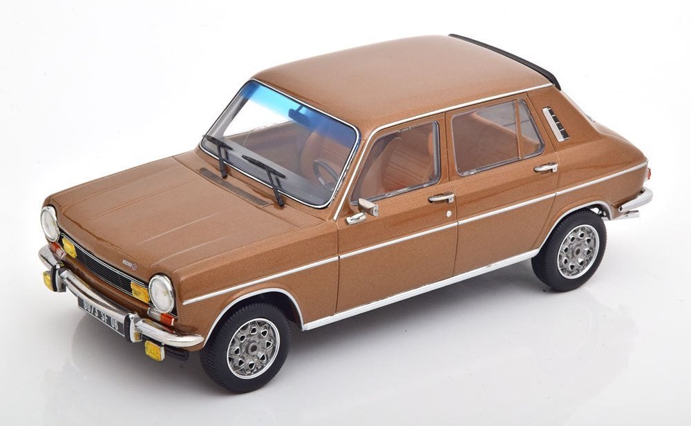 Simca 1100 TI 1974 Bruin Metallic 1-18 Norev, Auto, Norev, Ophalen of Verzenden, Norev