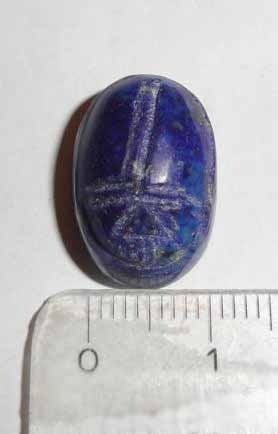 Cabochon Lapis Lazuli Scarabee, Ophalen of Verzenden, Nieuw