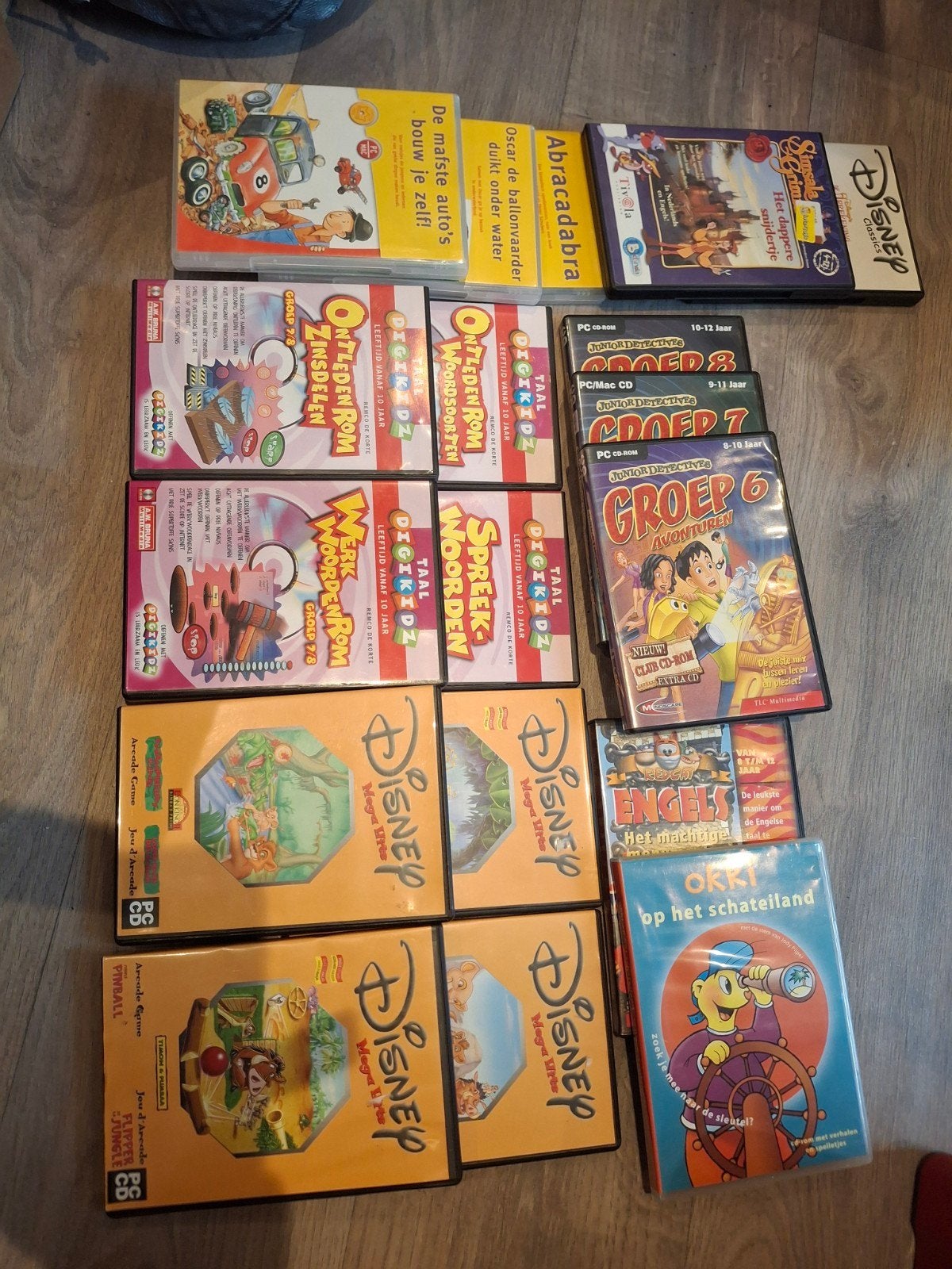 Grote collectie educatieve en Disney PC games, Spelcomputers en Games, Games | Pc, Ophalen, Puzzel en Educatief, Gebruikt, 1 speler