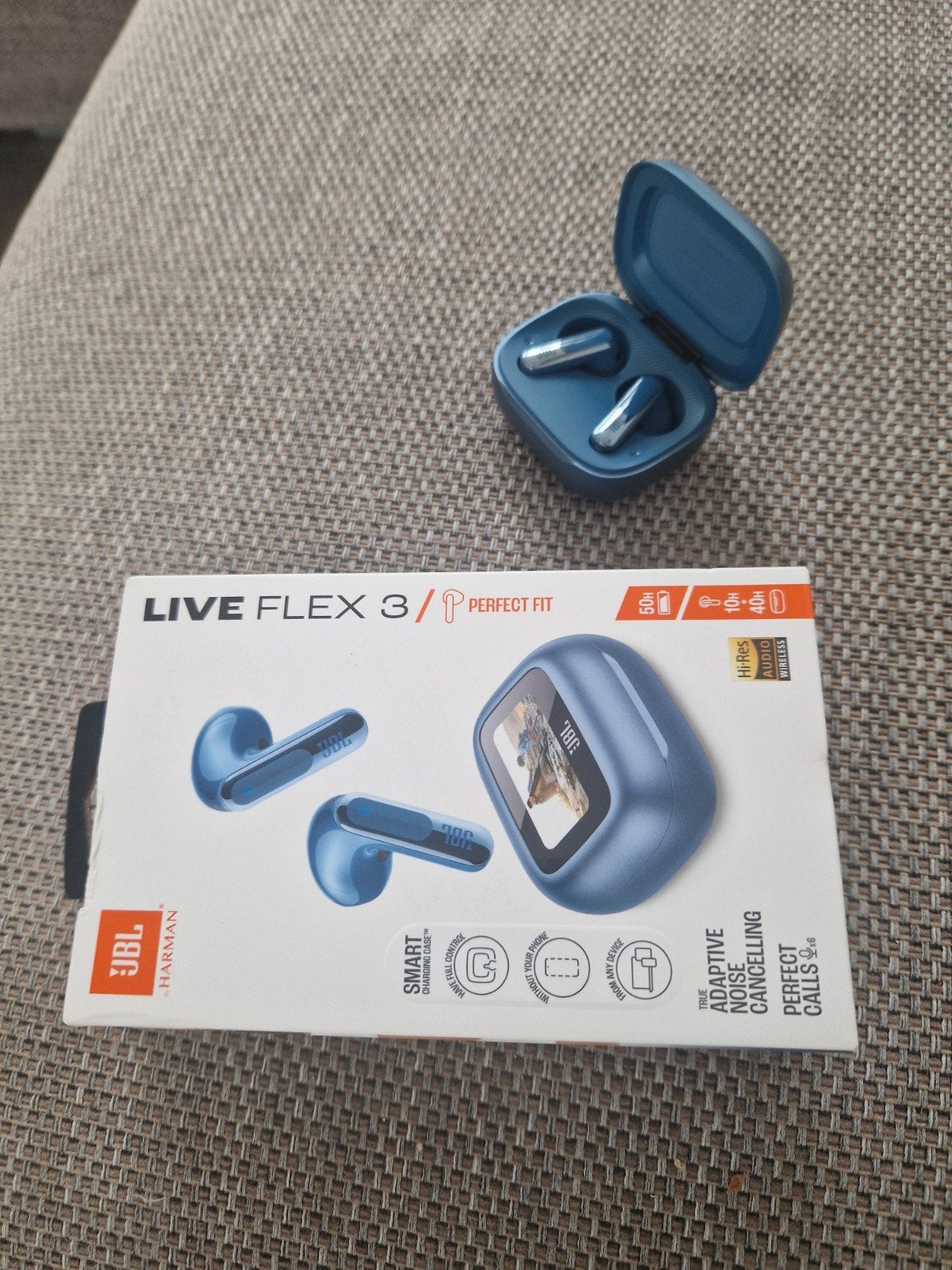 JBL Live Flex 3 TWS Oordopjes - Blauw +/-3 maanden oud
