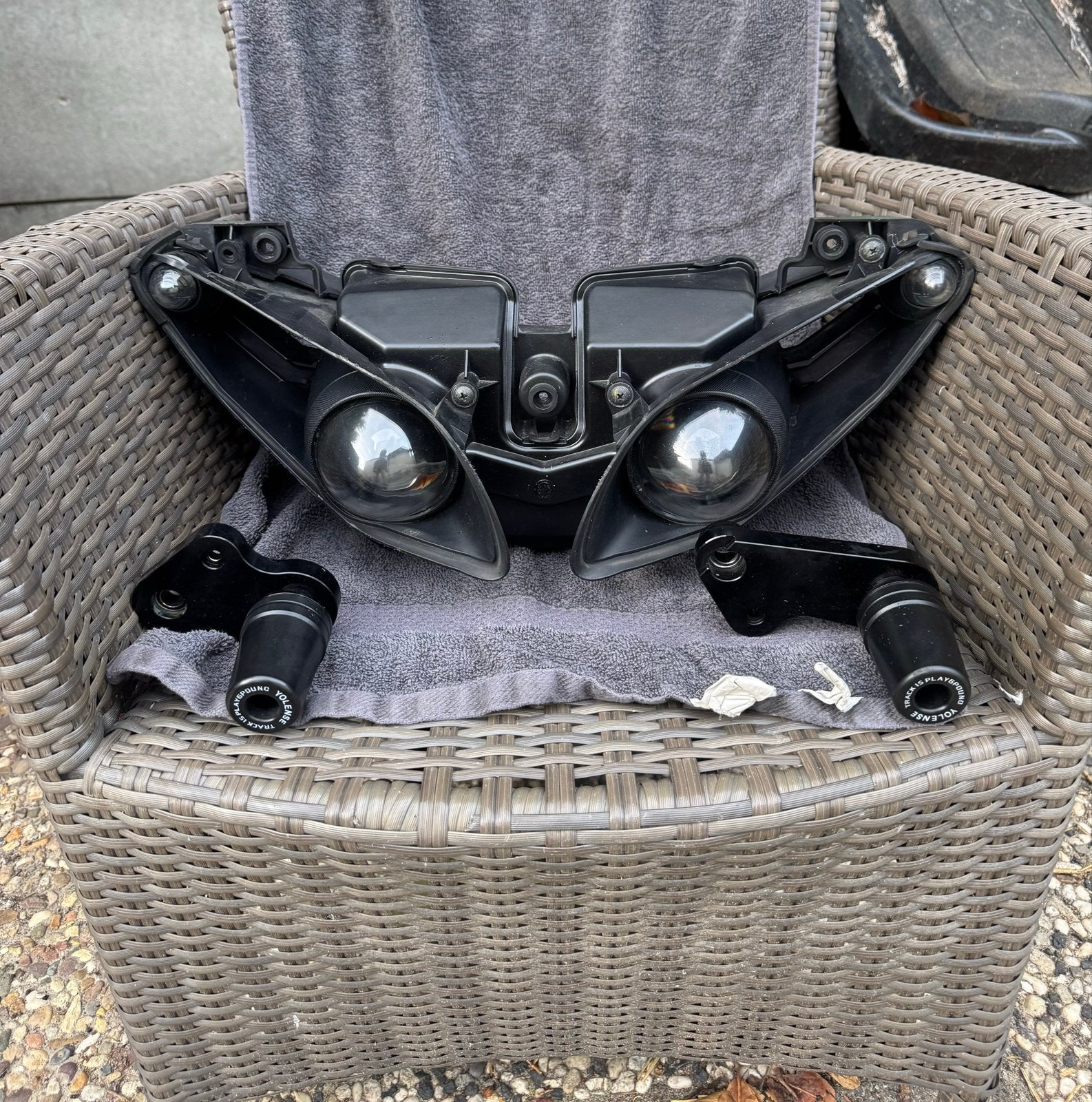 Motoronderdelen Yamaha R1 RN22(2009-2014) - Koplamp etc, Ophalen of Verzenden, Gebruikt