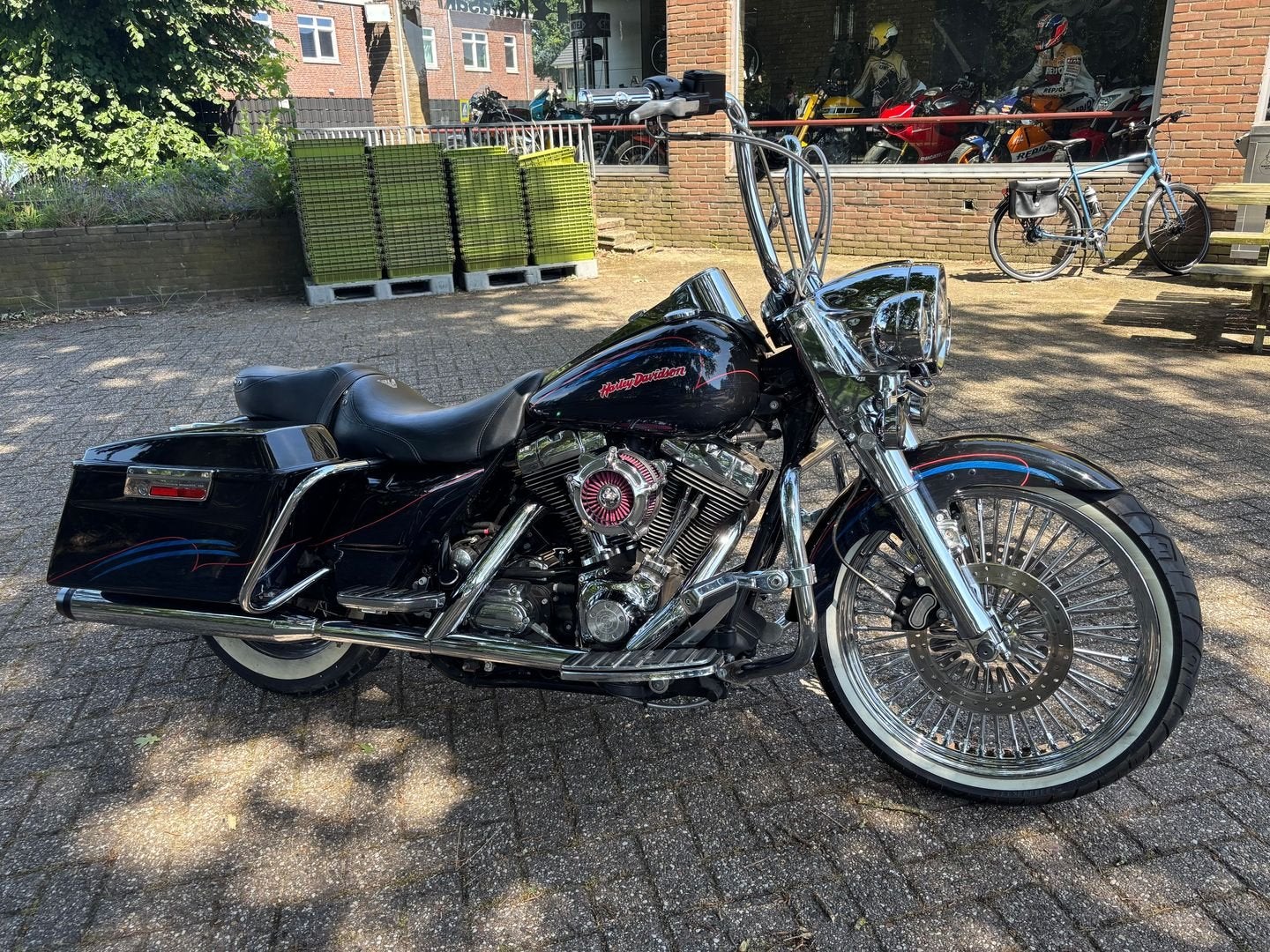 HARLEY-DAVIDSON FLHRI HD ROAD KING 2005 9000mls NIEUWSTAAT, Motoren, HARLEY-DAVIDSON, Bedrijf, Onbekend, Toermotor