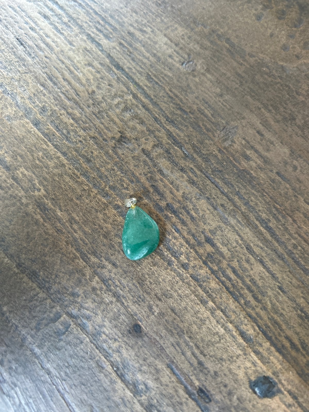 Edelsteen hanger met zilveren haakje, Ophalen of Verzenden, Gebruikt