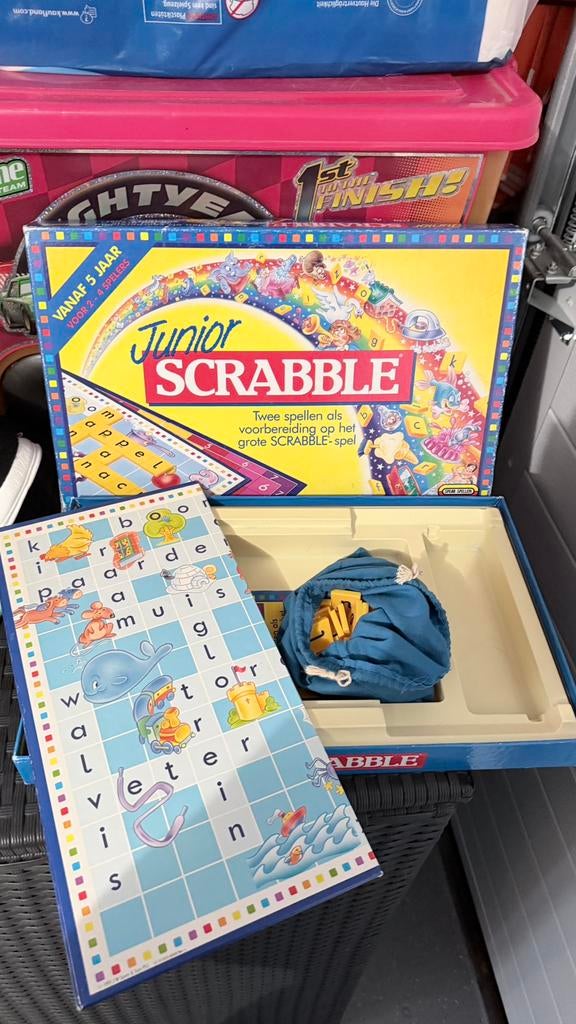 Scrabble, Ophalen of Verzenden, Zo goed als nieuw