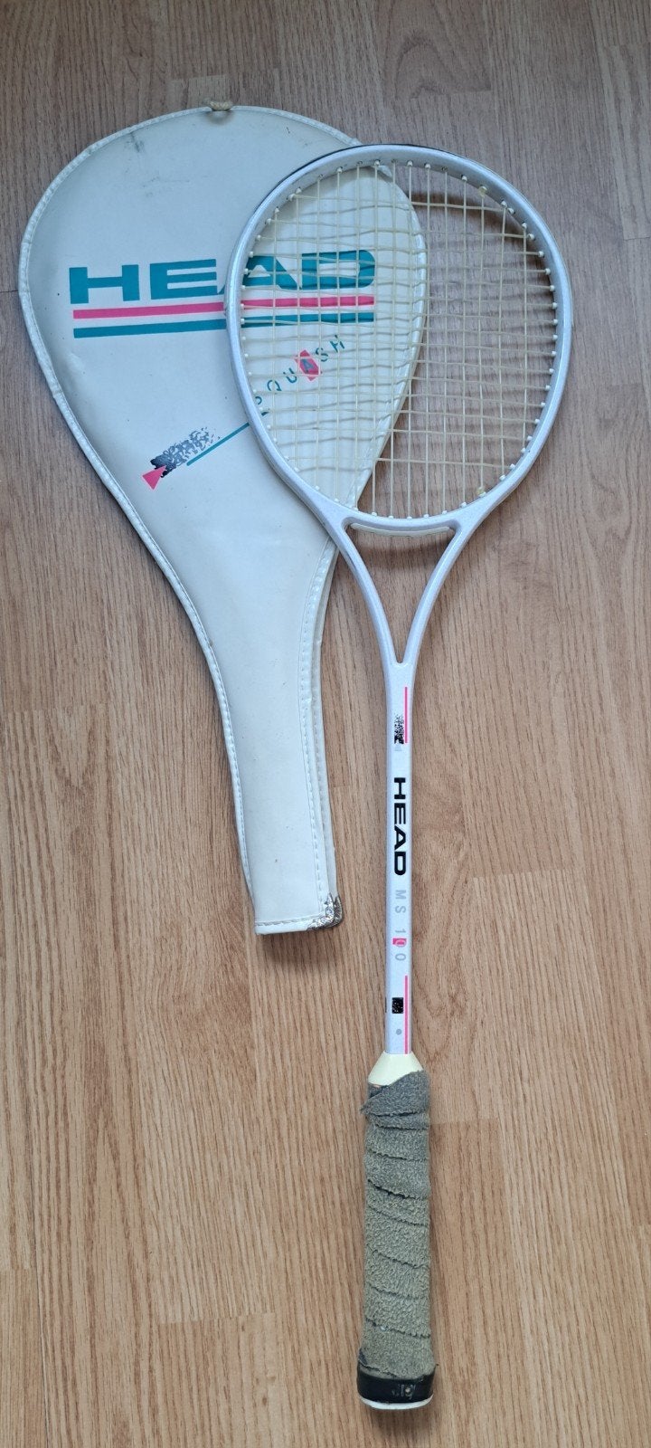 Head MS 100 Squash Racket met Hoes, Sport en Fitness, Tennis, Gebruikt, Ophalen of Verzenden, Head, Racket