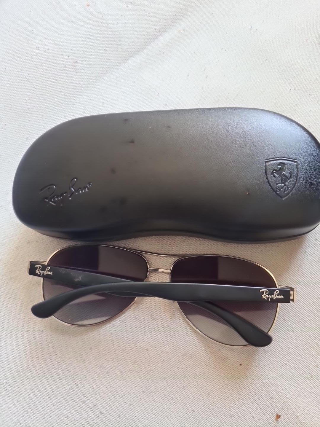 Ray-Ban RB 3457 Zonnebril met Ferrari-hoesje, Ophalen of Verzenden